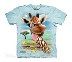Tričko Žirafa Selfie Dětské